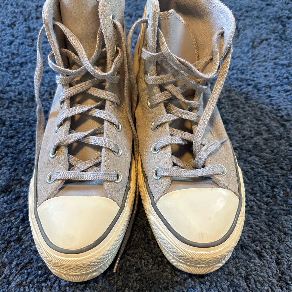 Chuck Taylor All Star Lift High-Top Sneaker in Gray-ish Purple